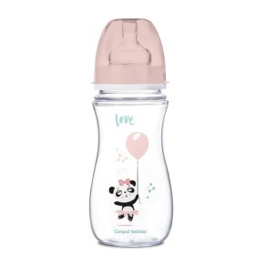   Canpol széles anti-colic cumisüveg 300 ml PP EasyStart Exotic pink