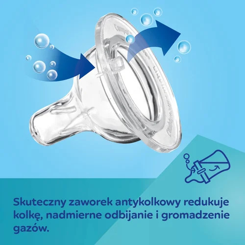 Canpol anti-colic 120 ml-es széles szájú cumisüveg Bonjour kék - 35/231