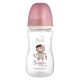 Canpol anti-colic 240 ml-es széles szájú cumisüveg Bonjour pink - 35/232