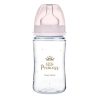 Canpol széles anti-colic cumisüveg 240 ml PP EasyStart ROYAL BABY pink