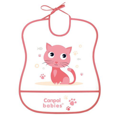 Canpol animal cute PVC előke 2/919 - cica