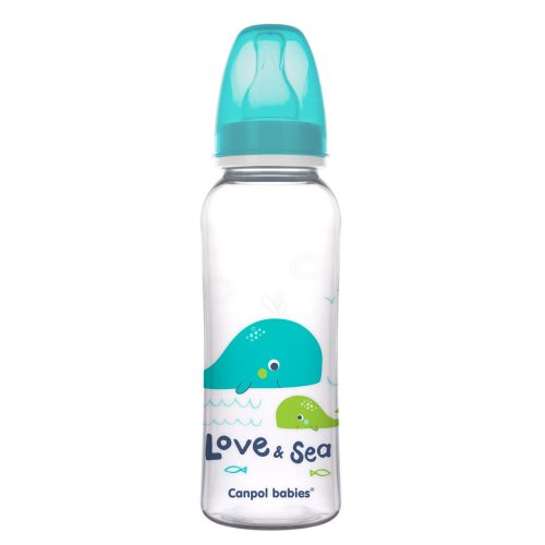 Canpol cumisüveg 250 ml 59/400 Love&Sea zöld