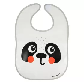 Canpol BabiesBoo vízhatlan előke zsebbel - Panda