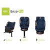 4BABY ENZO-FIX 40-150 cm I-size autósülés - navy blue