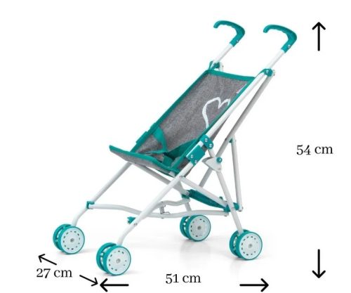 Milly Mally Julia játék babakocsi - Prestige  Mint