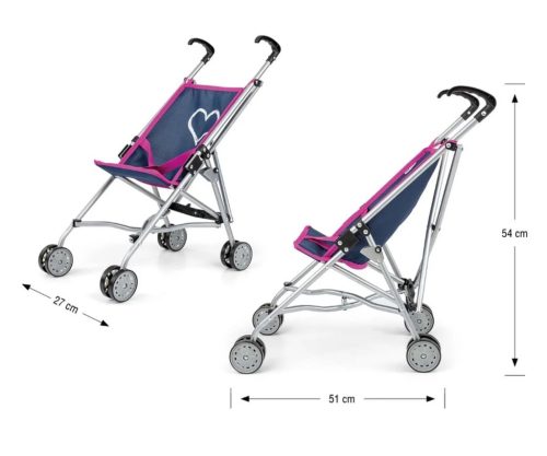 Milly Mally Julia játék babakocsi - Prestige  Navy