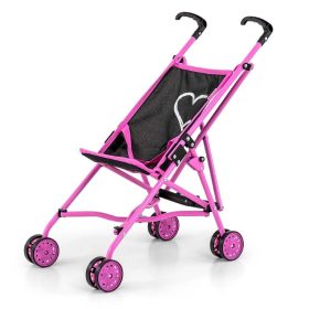 Milly Mally Julia játék babakocsi - Prestige Black