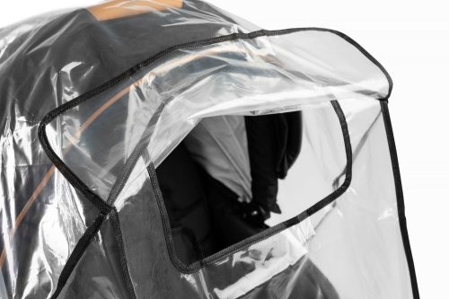 Esővédő fólia sportbabakocsira - ablakkal
