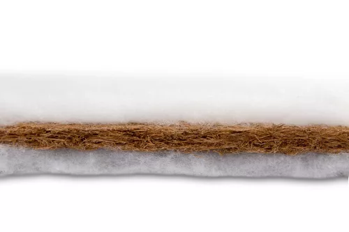Prémium kókuszmatrac mózeskosárba - 75×35 cm