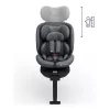 Kinderkraft gyerekülés I-360 Plus 2 i-Size Isofix 40-150cm - szürke