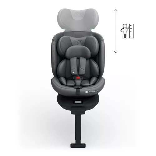 Kinderkraft gyerekülés I-360 Plus 2 i-Size Isofix 40-150cm - szürke