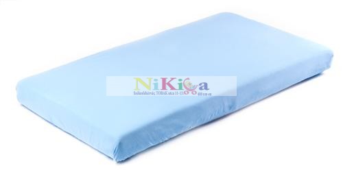 Gumis, matracvédő lepedő 70x140 cm - kék