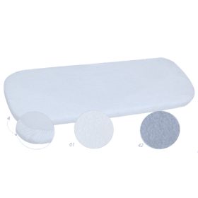   Frottír gumis lepedő 90x40 cm babaöböl matrachoz - szürke