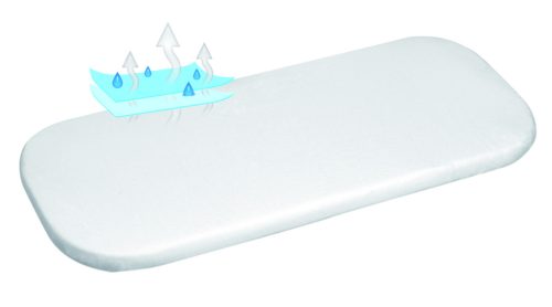 Frottír fehér gumis matracvédő lepedő 40/50 x 80/90 cm babaöböl matrachoz