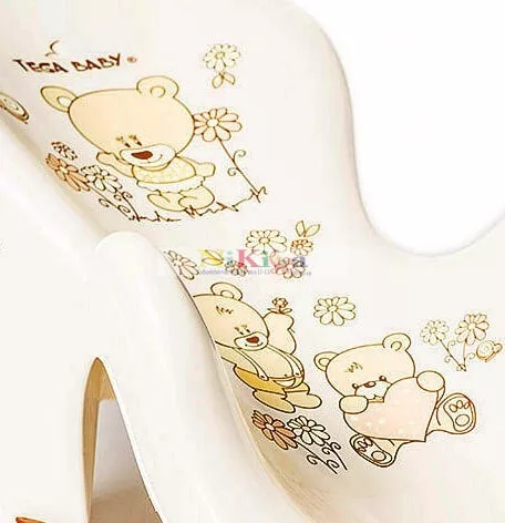 TEGA műanyag fürdetés segítő - bézs macis