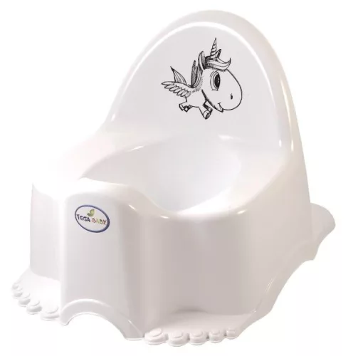 Zenélő bili ECO Unikornis - fehér