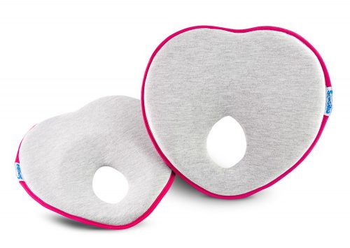 SEN prémium laposfejűség elleni párna - pink/szürke