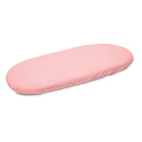 Sen frottír lepedő mózeskosár matracra 35x75 cm pink