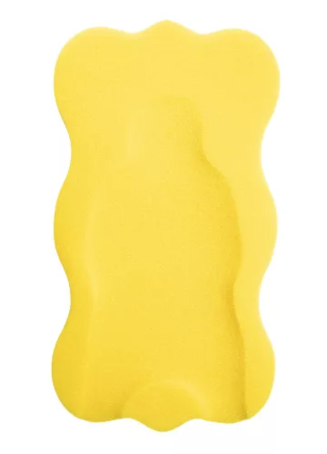 Babatartó szivacs babakádba újszülöttnek sárga - 2 db szivaccsal - maxi