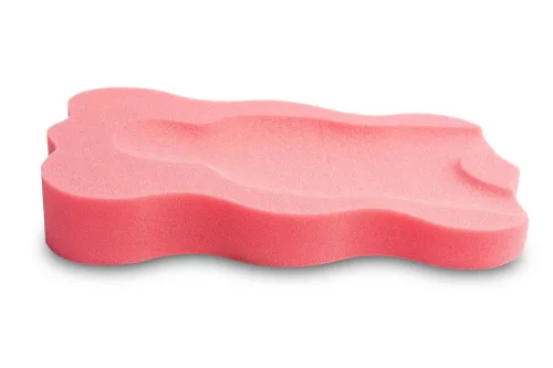 Babatartó szivacs babakádba újszülöttnek pink - 2 db szivaccsal - midi