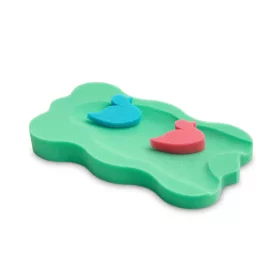   Babatartó szivacs babakádba újszülöttnek zöld - 2 db szivaccsal - midi