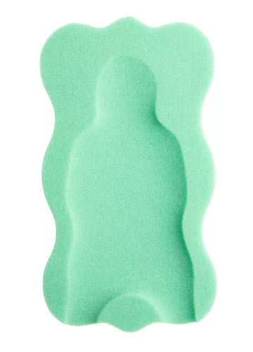 Babatartó szivacs babakádba újszülöttnek zöld - 2 db szivaccsal - midi