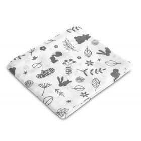 Prémium mintás textilpelenka 70x80 cm erdei világ
