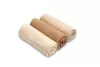 Muszlin pelenka 60x80 cm pamut 3 db - bézs egyszínű