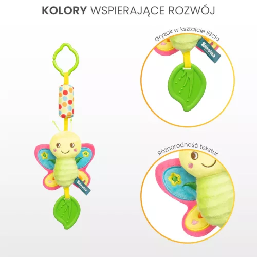 SEN színes babakocsi játék - Pillangó Colorful