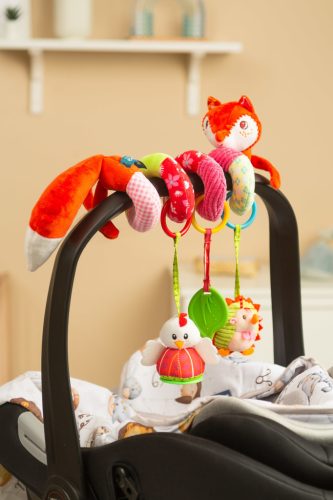 Sen színes plüss spirál - Róka