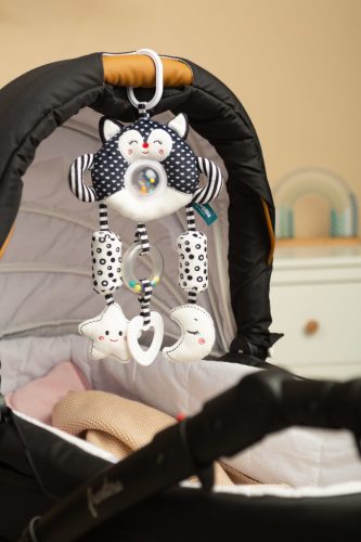 SEN black&white babakocsi játék - Cica