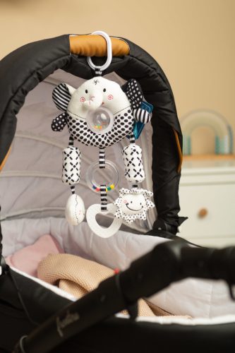 SEN black&white babakocsi játék - Elefánt