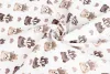 Sensillo textilpelenka 70×80 cm 5 db – Teddy Beige