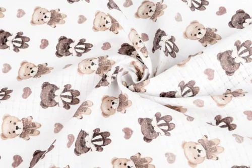 Sensillo textilpelenka 70×80 cm 5 db – Teddy Beige