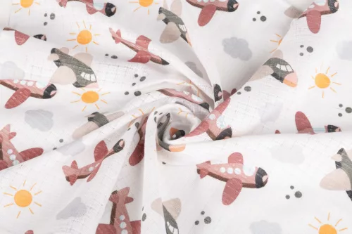 Sensillo textilpelenka 70×80 cm 5 db – Cosmos Grey