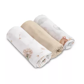 Muszlin pelenka 70x80 cm pamut 3 db - macis