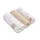 Muszlin pelenka 70x80 cm pamut 3 db - macis
