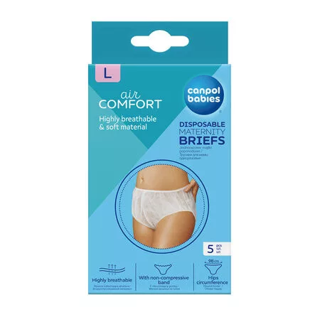Canpol babies eldobható szülés utáni bugyi L 5 db - 9/599