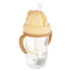 Canpol szívószálas tanulópohár súlyozott szívószállal 270 ml - Mountains Sárga - 56/620