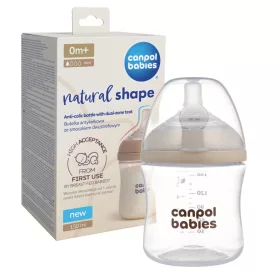 Canpol Natural Shape cumisüveg 150 ml anti-colic 35/400