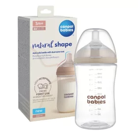 Canpol Natural Shape cumisüveg 260 ml anti-colic 30/401