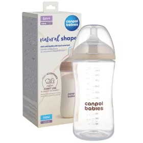 Canpol Natural Shape cumisüveg 330 ml anti-colic 35/402