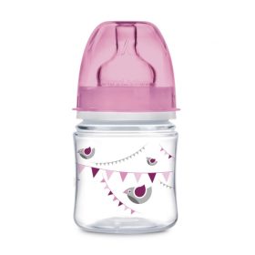  Canpol széles anti-colic cumisüveg 120 ml PP EasyStart pink