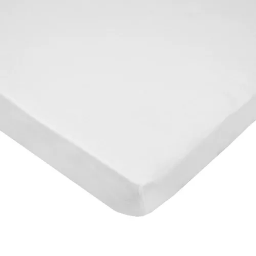 EKO matracvédő gumis lepedő Jersey 120x60 cm - fehér