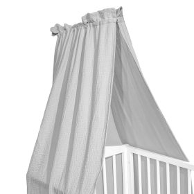 Albero Mio pamut muszlin baldachin függöny - szürke
