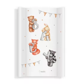 Merev pelenkázó lap - Baby animals - 47×70 cm