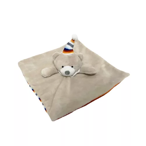 AXIOM szundikendő lufival 25x25 cm -  mackó - 9412