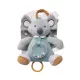 AXIOM Koala zenélő plüss - szürke 18 cm