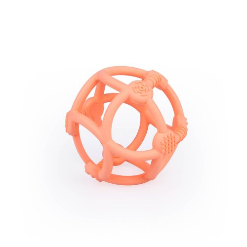 Giligums szilikon rágcsi labda - narancs
