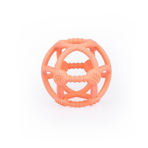 Giligums szilikon rágcsi labda - narancs